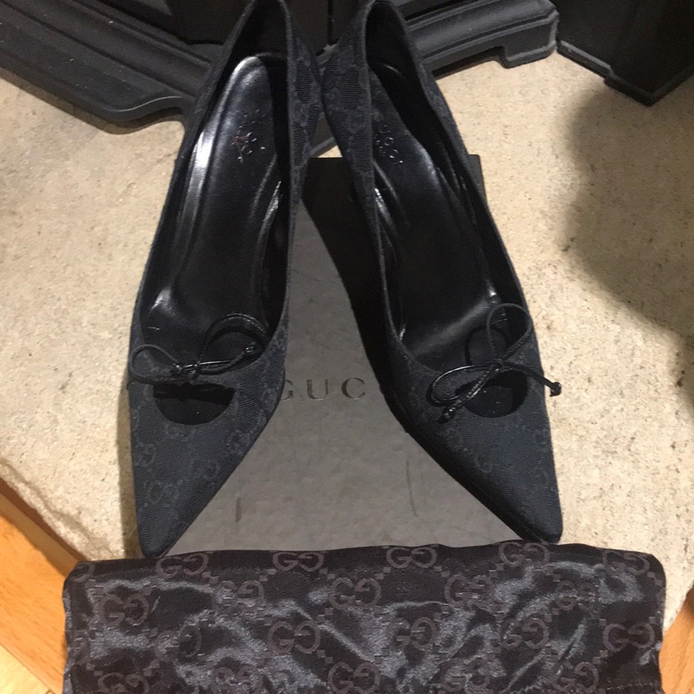 Gucci heels: Original GG Malaga KLD Nero/Nero 7.5